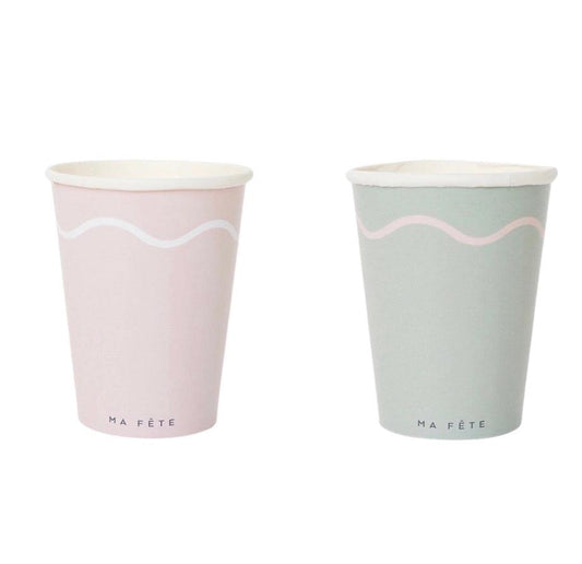 x8 Pink & Mint Cups - Winterberries