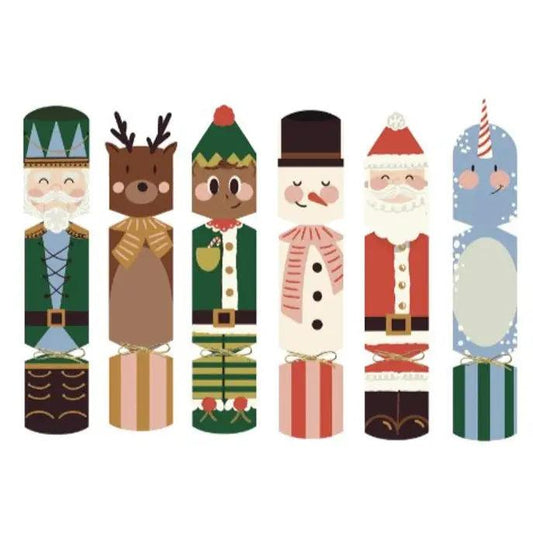 x6 Xmas Party Crackers - Winterberries