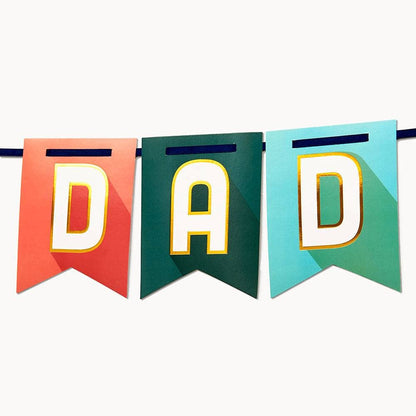 Best Dad Ever Colorful Garland - Winterberries