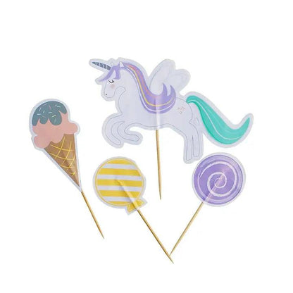 x12 Sweet Unicorn Toppers - Winterberries