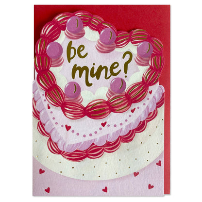 'Be Mine?' card - Winterberries