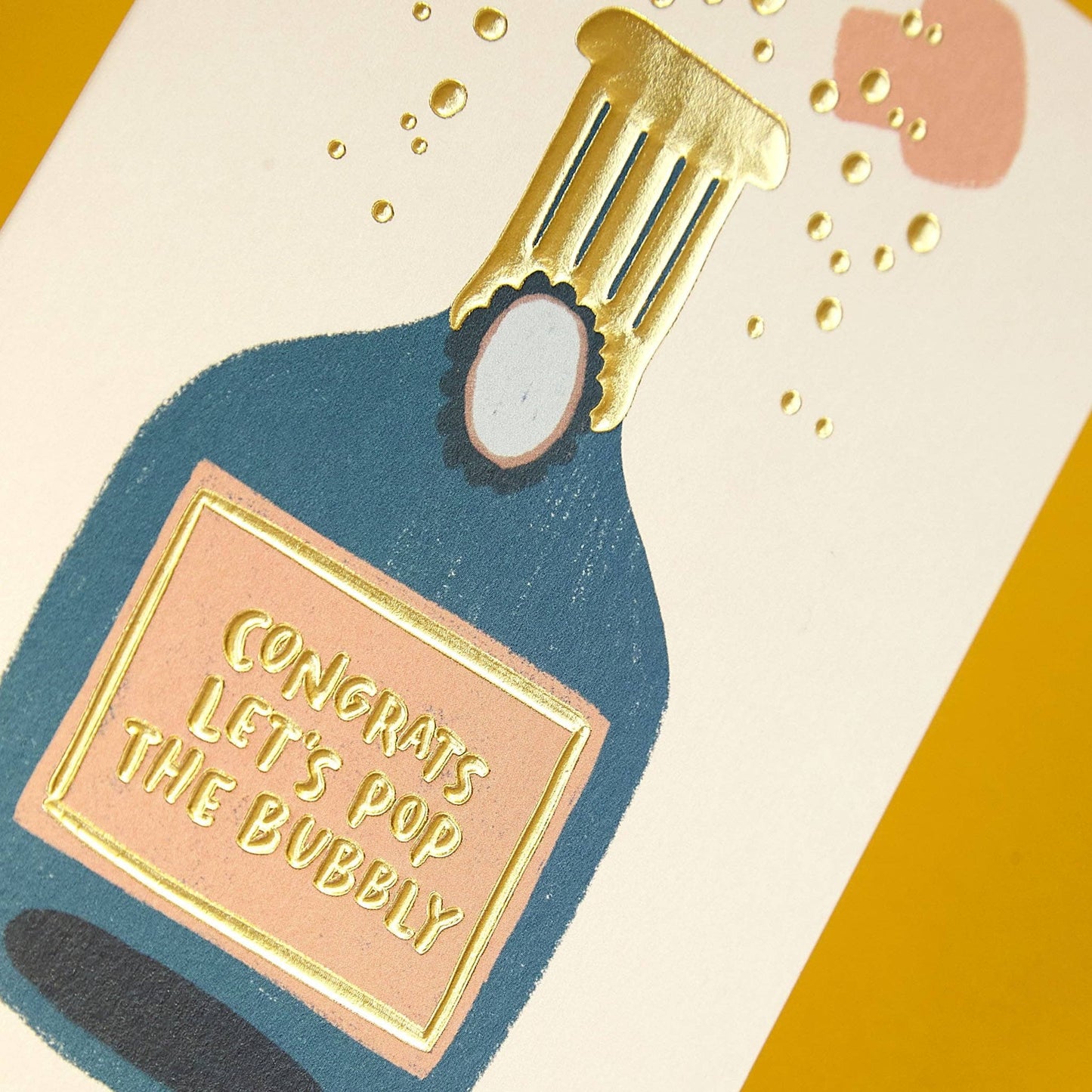 Congrats Let's pop the bubbly' card (WHM49) - Winterberries