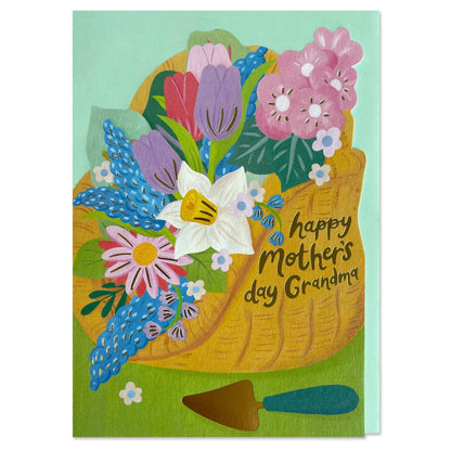 'Happy Mother's Day, Grandma' card (GOM30) - Winterberries