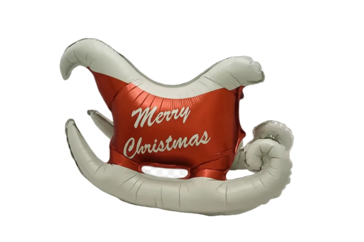 CHRISTMAS SELF-STANDING DEFLATED FOIL BALLOON - Winterberries