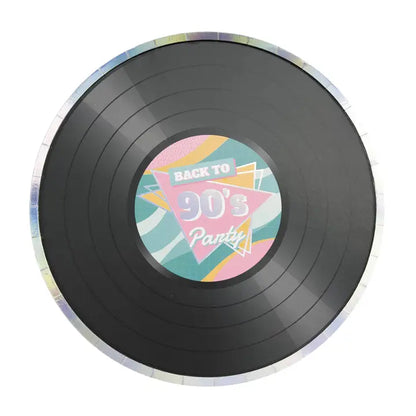 x8 90s Vinyl Paper Plates - Winterberries