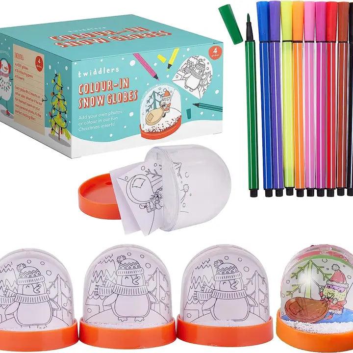 x1 Colour in Snow Globes DIY Kit - Winterberries