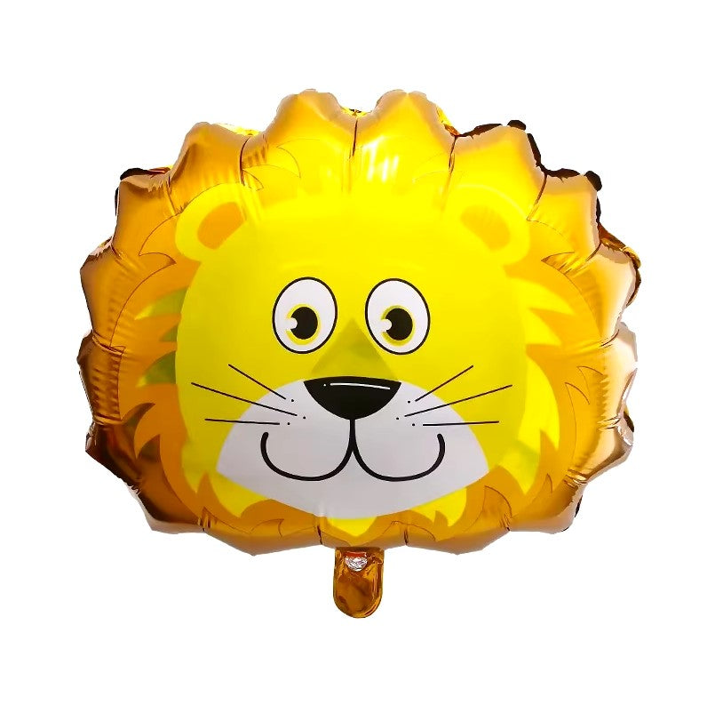 13" ANIMAL HEAD DEFLATED FOIL BALLOON - AIRFILL ONLY