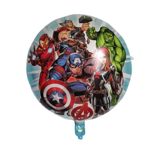 18" MARVEL THEMED BIRTHDAY DEFLATED FOIL BALLOON