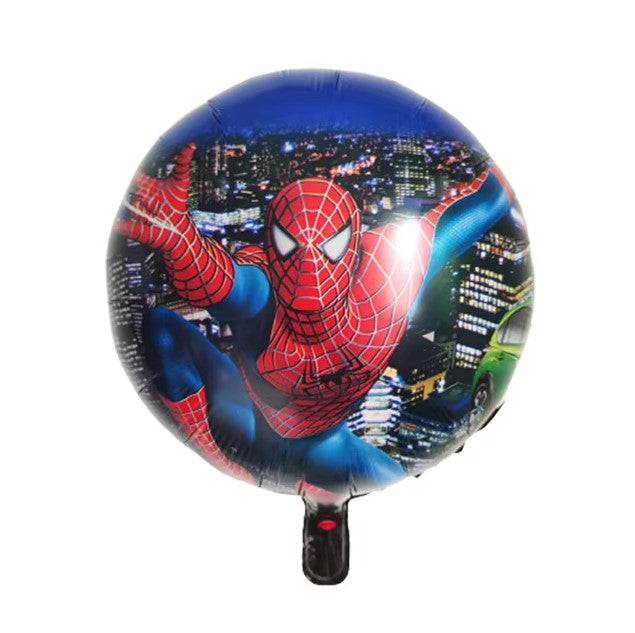 18" MARVEL THEMED BIRTHDAY DEFLATED FOIL BALLOON