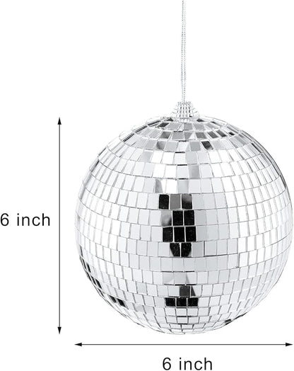 15cm / 6 Inch Disco Ball - Winterberries